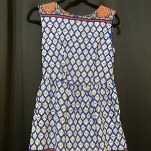 Esley S Midi Pattern Dress